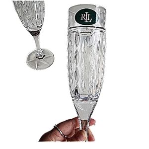 RALPH LAUREN CRYSTAL Fluted Champagne Aston NWT Qty: 1 Glass